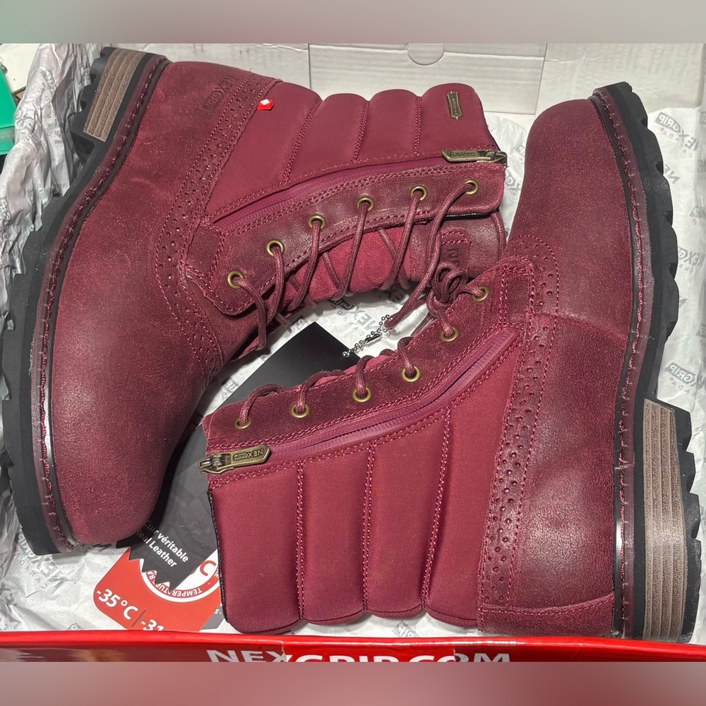 NEW in box NexGrip Women's Ice Kim 6.0 Boots RASPBERRY